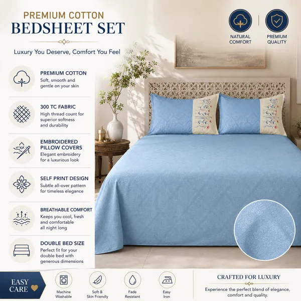 Powder_Blue_Embroidered_Double_Bedsheet_Set_–Bookfold_Gift_packaging