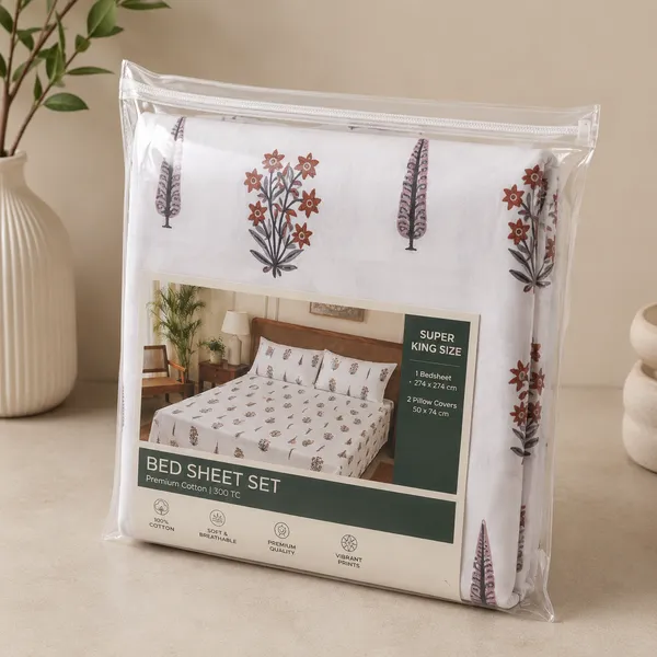 Elegant_Floral_Handloom_Cotton_Bedsheet_Set_with_2_Pillow_Covers_|_Gift_Packaging