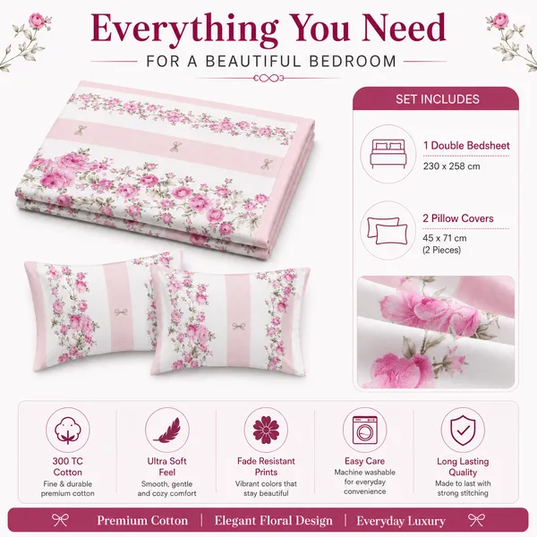 Pink_Rose_Stripe_Bedsheet_Set_–_Cotton