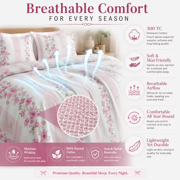 Pink_Rose_Stripe_Bedsheet_Set_–_Cotton