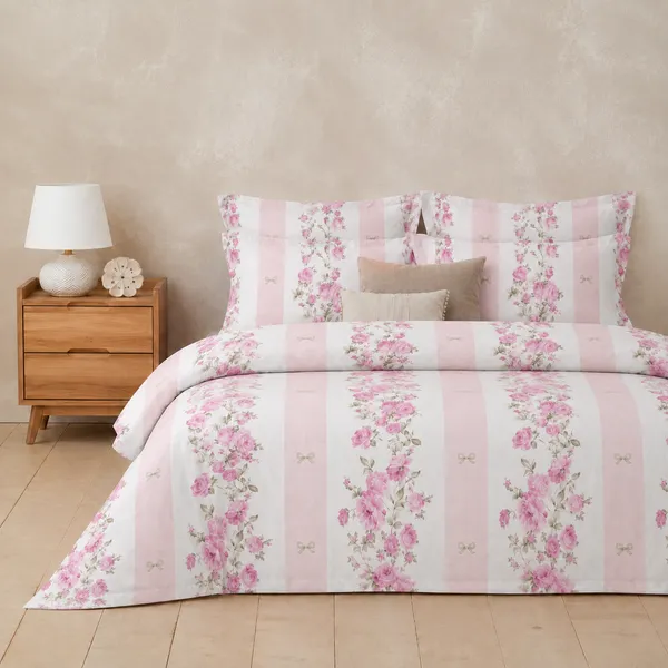 Pink_Rose_Stripe_Bedsheet_Set_–_Cotton