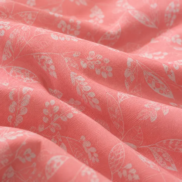 Trufinsh_Peach_Floral_Pure_Cotton_Double_Bedsheet_Set_|__Gift_Packaging