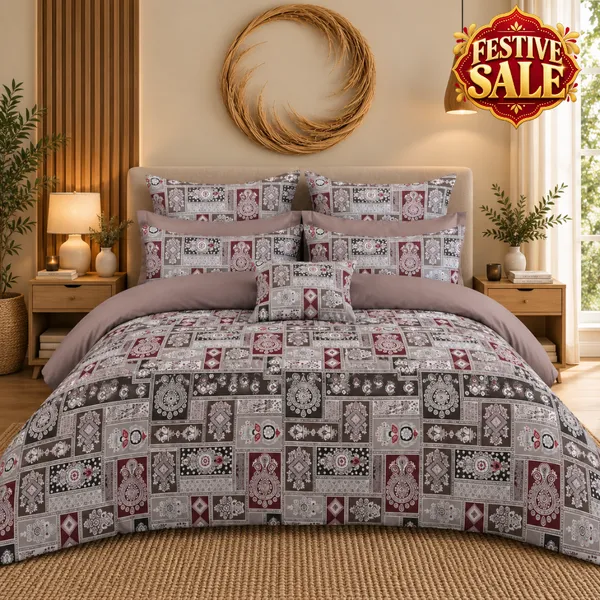 Trufinsh_Mauve_Grey_Cotton_400_TC_Double_Bedsheet_Set-Bookfold_Gift_Packaging