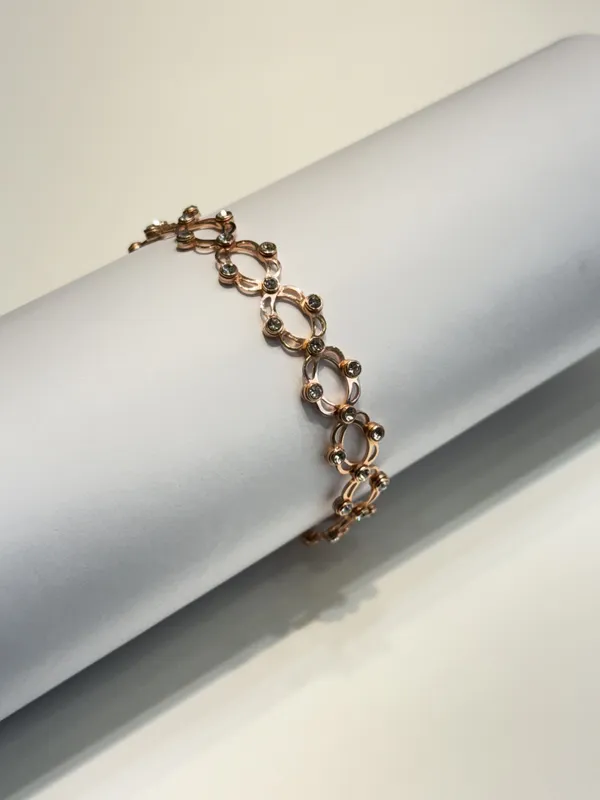 Rose_Gold_925_Sterling_Floral_Openwork_Bracelet_For_Women