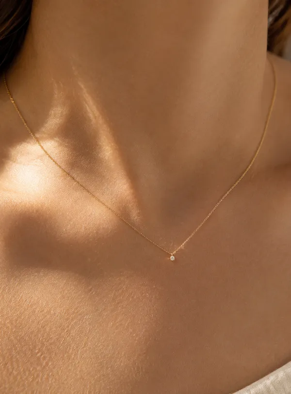 Glow_Dot_solitare_necklace_Sterling_Silver_925