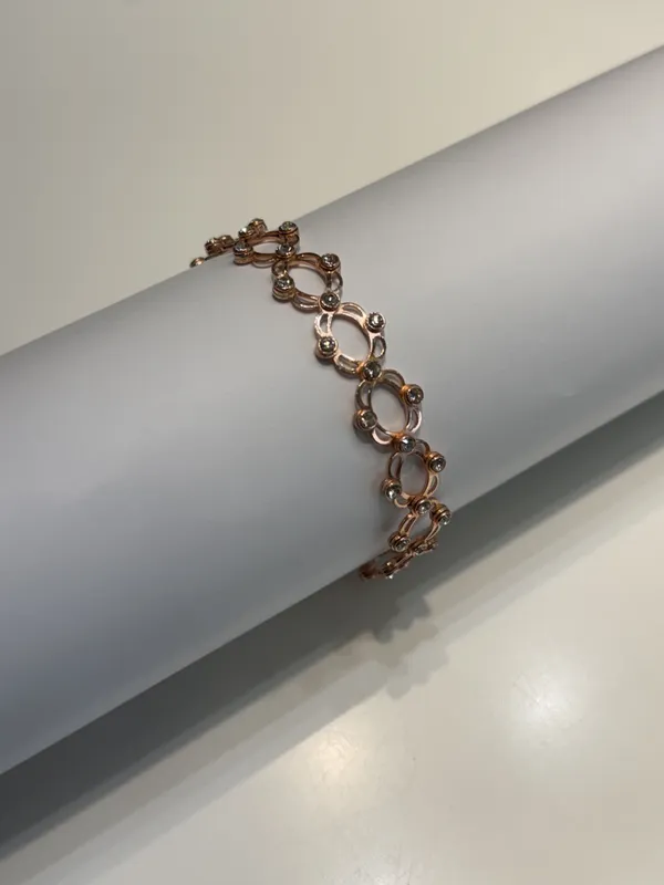 Rose_Gold_925_Sterling_Floral_Openwork_Bracelet_For_Women