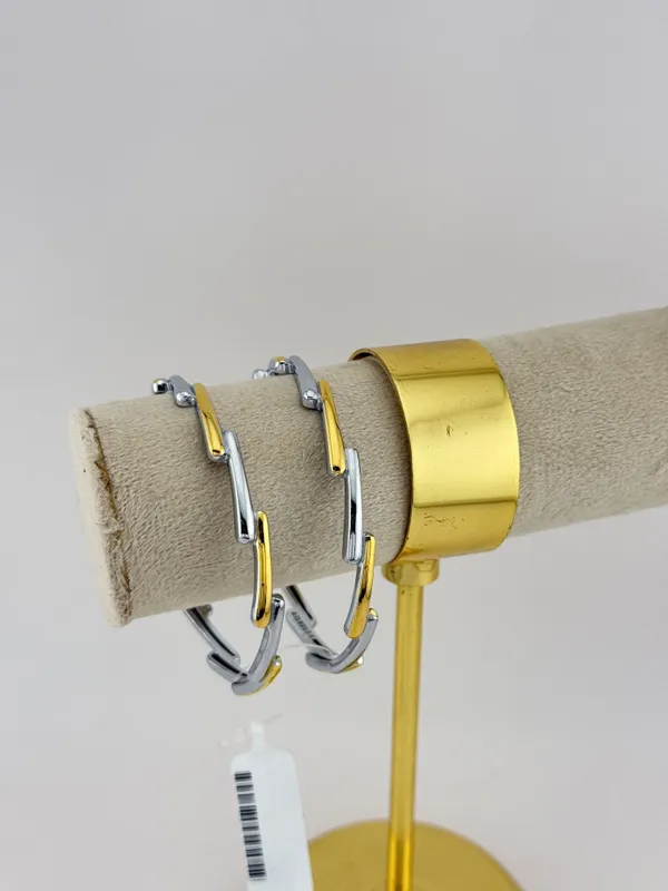 Gold_And_Sterling_Silver_925_Sterling_Silver_Two-Tone_Bangle