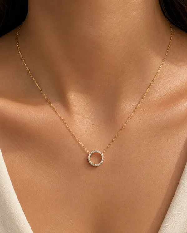 Diamond_Halo_Necklace_Sterling_Silver_925