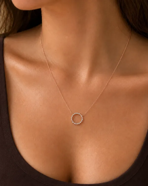 Diamond_Halo_Necklace_Sterling_Silver_925