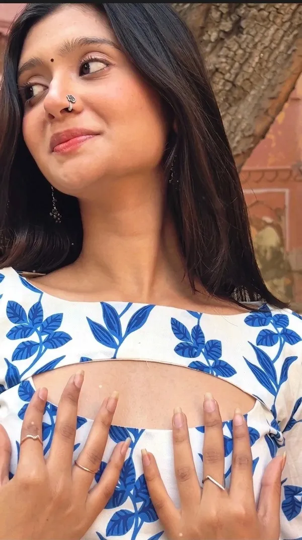 Chhaya_Jaipur_Block_Print_Halter_Neck_Short_Kurti_|_Summer_Ethnic_Wear_|_indiva