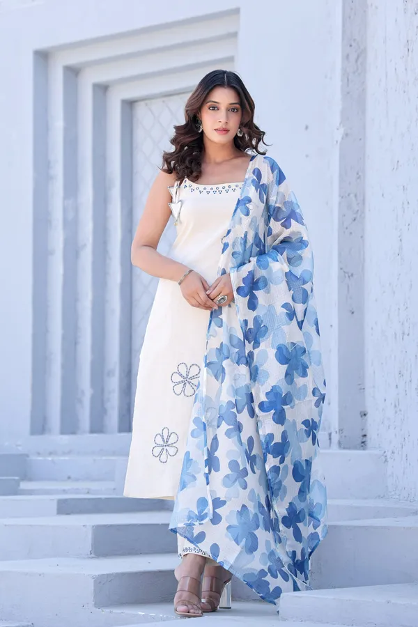 Off_White_Cotton_Blend_Floral_Embroidered_Kurta_Set_With_Dupatta_For_Women
