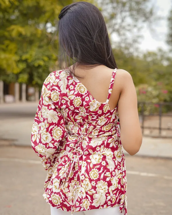 Aaira_|_Corset_Back_Digital_Print_Cotton_Short_Kurti
