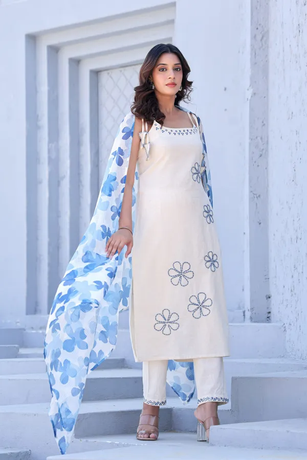 Off_White_Cotton_Blend_Floral_Embroidered_Kurta_Set_With_Dupatta_For_Women