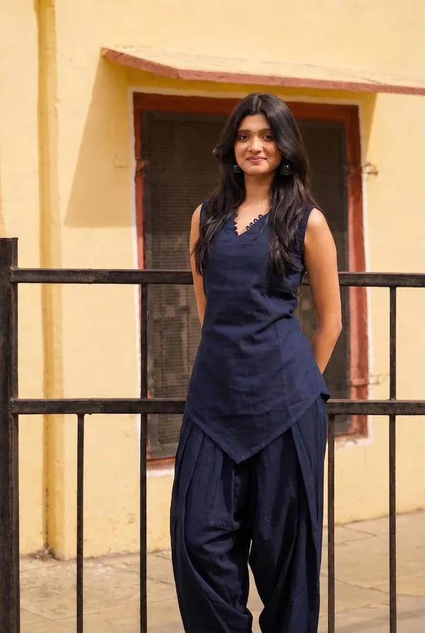 Chhavi_–_Dark_Blue_Cotton_Co-ord_Set_for_Women