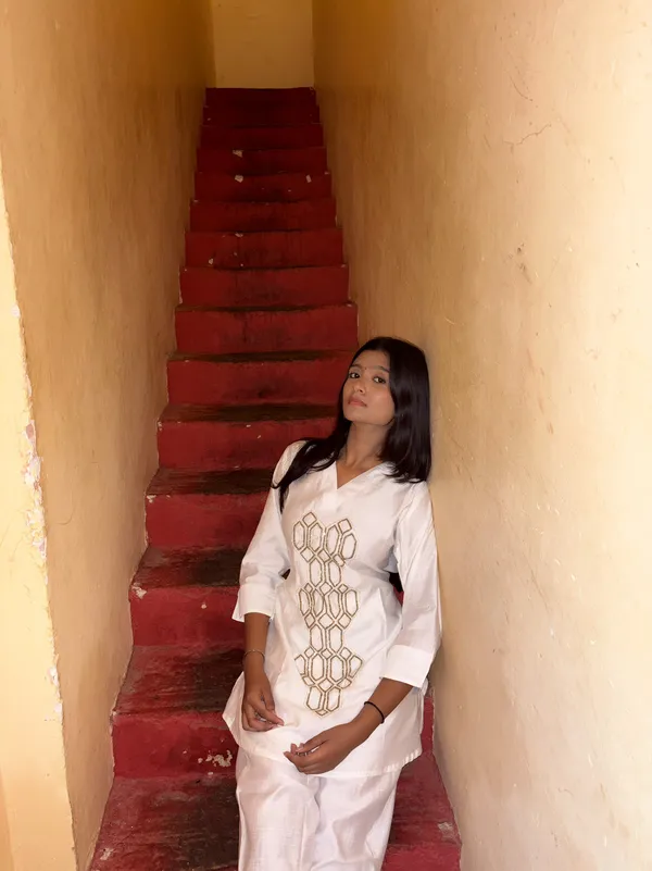 White_Cotton_Blend_Embroidered_Co-Ord_Set_For_Women