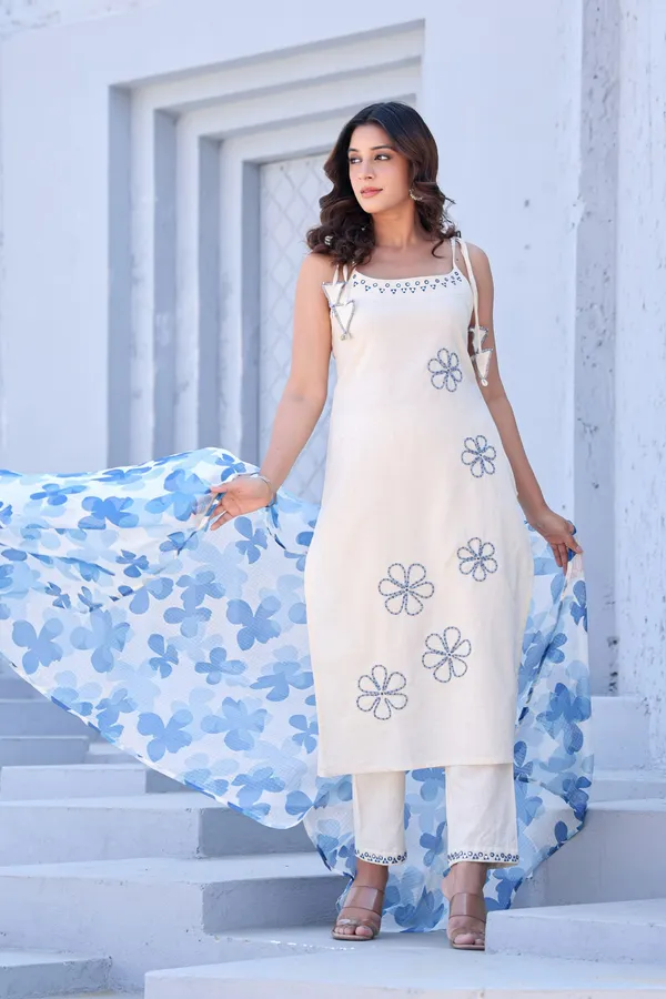 Off_White_Cotton_Blend_Floral_Embroidered_Kurta_Set_With_Dupatta_For_Women