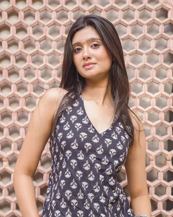 Kohl_Black_Halter_Neck_Ethnic_Print_Short_Kurti_|_Desi-Chic_Top_|_INDIVA