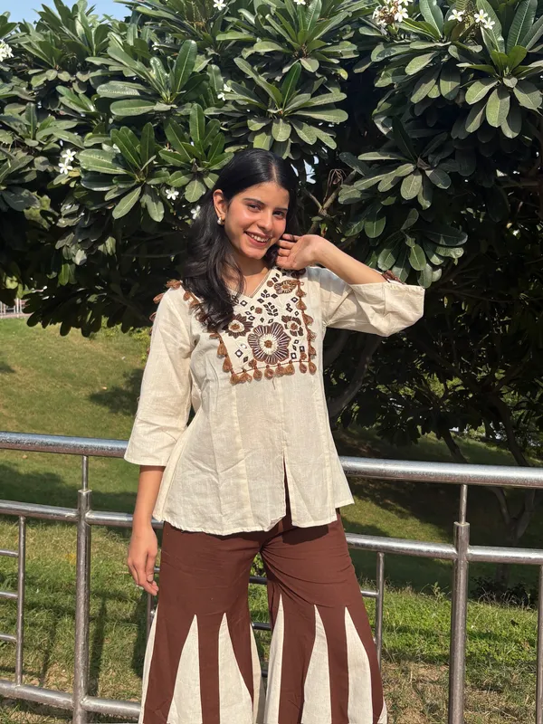 Beige_And_Brown_Cotton_Blend_Relaxed_Fit_Embroidered_Co-Ord_Set_For_Women