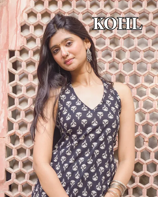 Kohl_Black_Halter_Neck_Ethnic_Print_Short_Kurti_|_Desi-Chic_Top_|_INDIVA