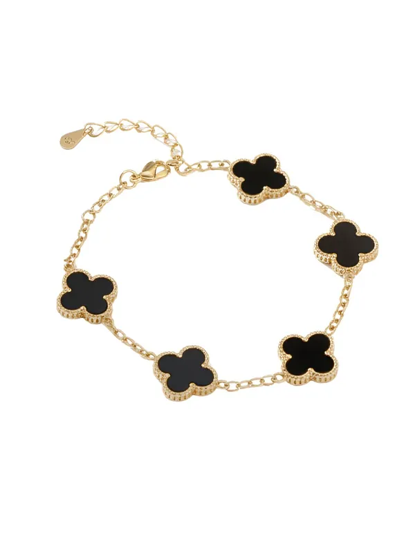 Black_And_Golden_Stainless_Steel_Modern_Bracelet_For_Woman