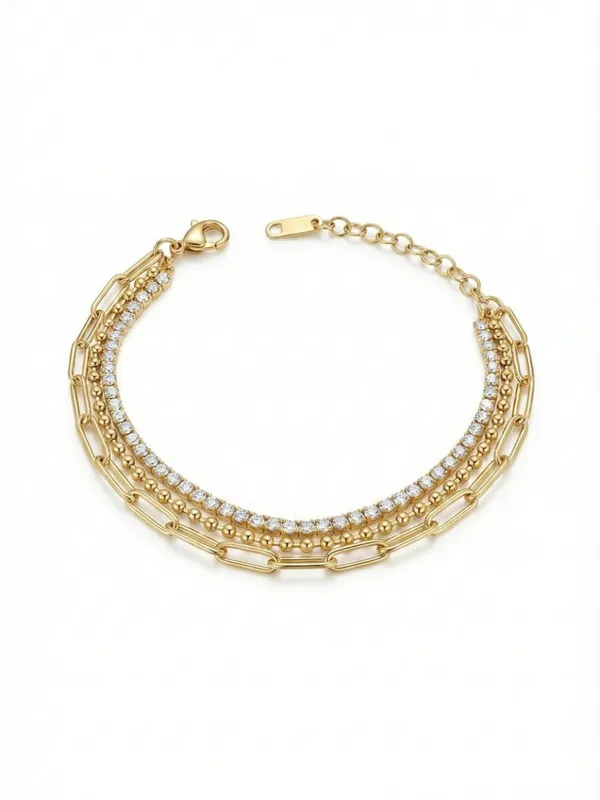 Golden_Stainless_Steel_Modern_Bracelet_For_Woman