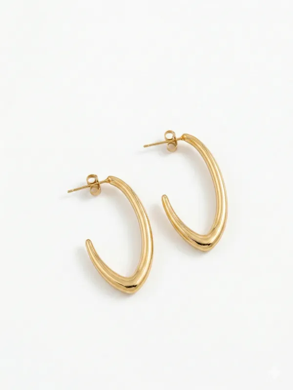 Golden_Stainless_Steel_Modern_Earring_For_Woman
