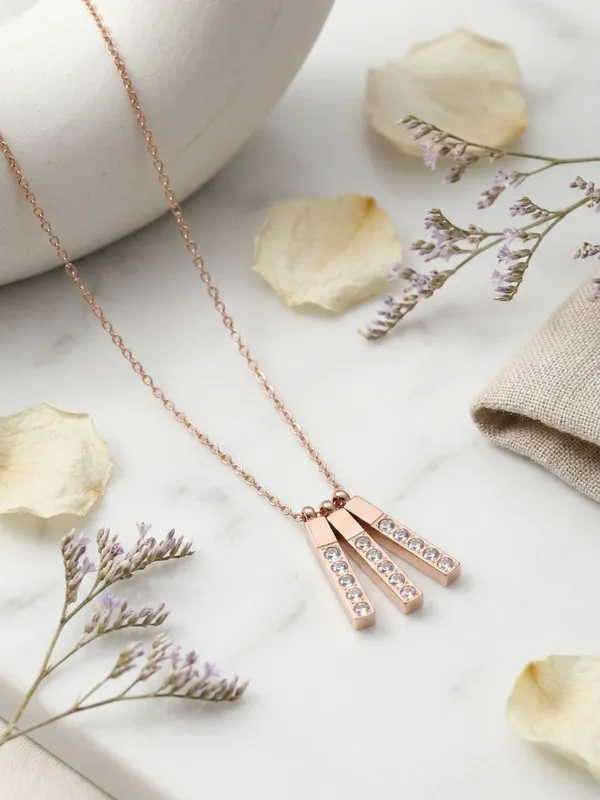 Rose_Golden_Stainless_Steel_Modern_Necklace_For_Woman