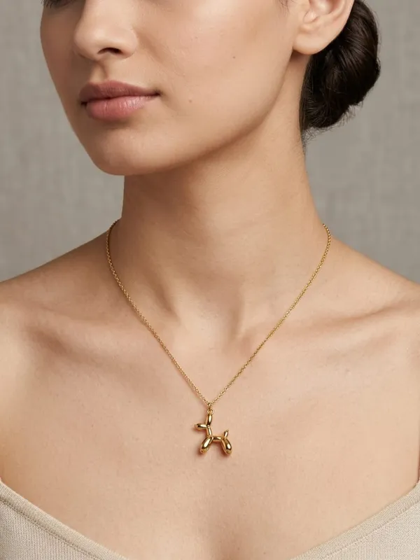 Golden_Stainless_Steel_Modern_Necklace_For_Woman