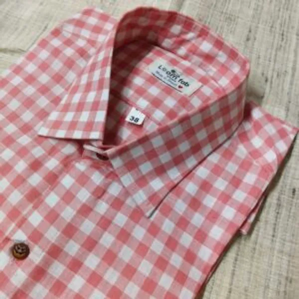 Light_Pink_Check_Handloom_Cotton_Full_Sleeve_Shirt_For_Men