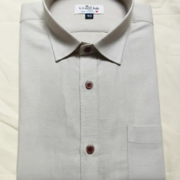 Grey_Handloom_Cotton_Regular_Fit_Full_Sleeve_Shirt_For_Men