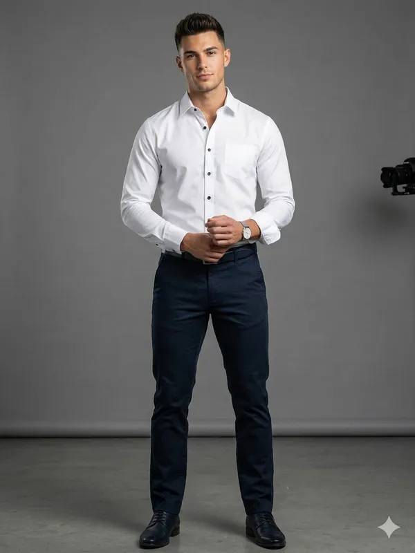 White_Handloom_Cotton_Full_Sleeve_Shirt_For_Men
