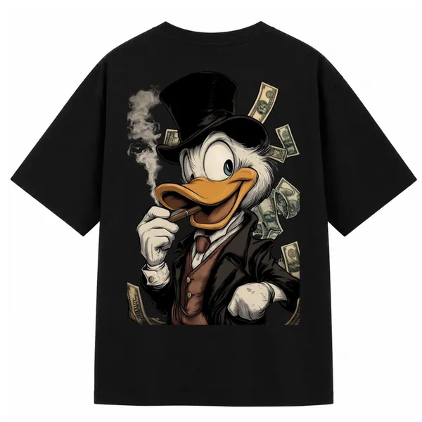 Black_Terry_Cotton_Oversized_Money_Cartoon_Graphic_Printed_T-Shirt_For_Unisex