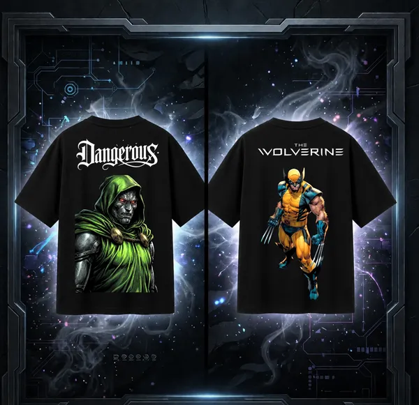 Doctor_Doom_Avengers_Oversized_T-Shirt_Duo