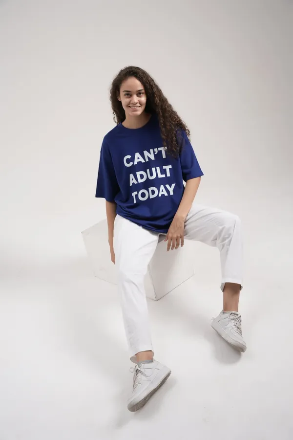 Prince_Blue_French_Terry_Cotton_Premium_T-Shirt_For_Women