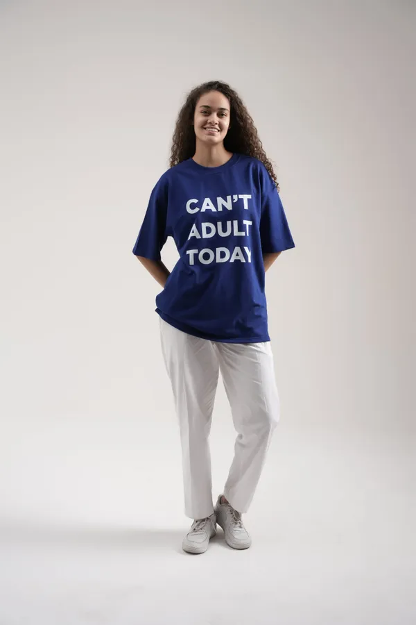 Prince_Blue_French_Terry_Cotton_Premium_T-Shirt_For_Women