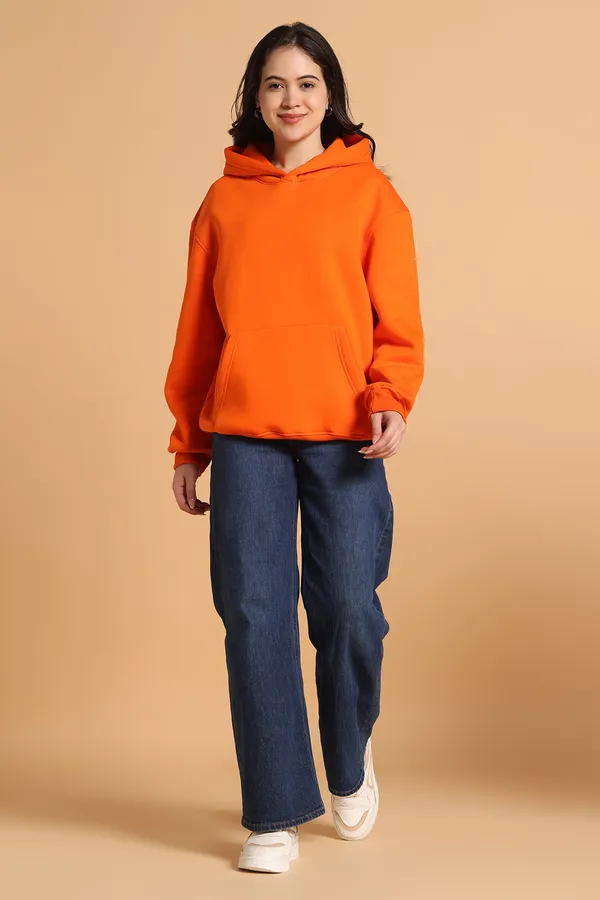 Bright_Orange_Golden_Fleece_Cotton_Premium_Hoodie_For_Women