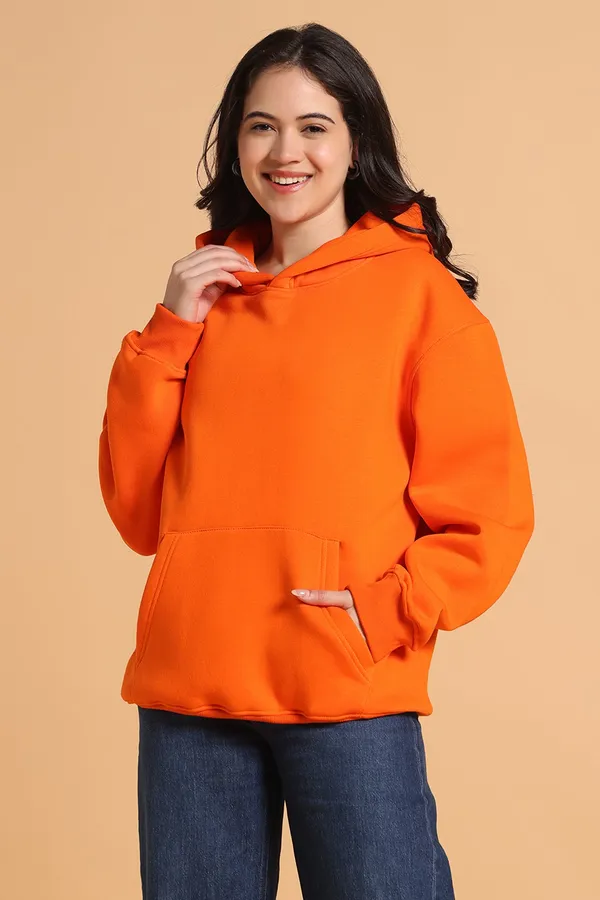 Bright_Orange_Golden_Fleece_Cotton_Premium_Hoodie_For_Women