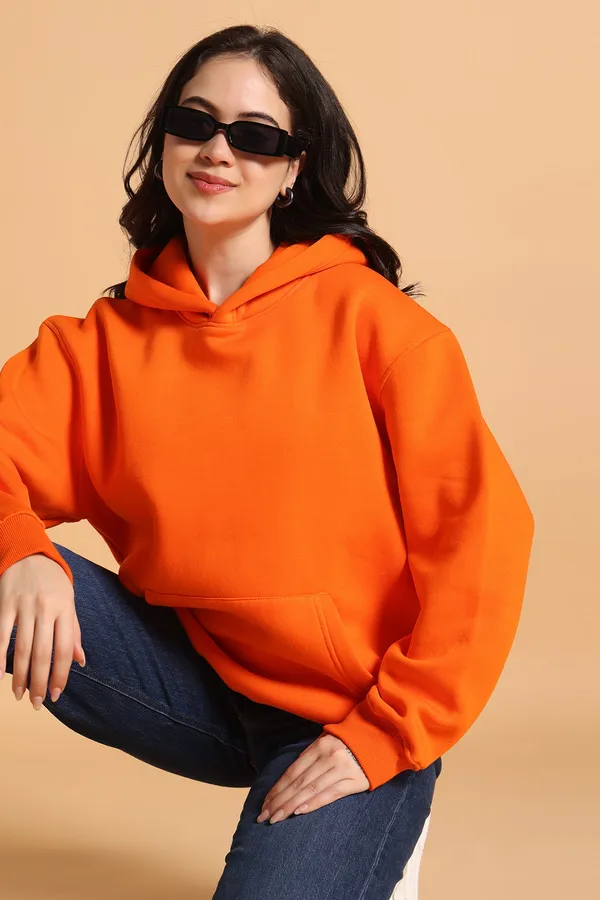 Bright_Orange_Golden_Fleece_Cotton_Premium_Hoodie_For_Women