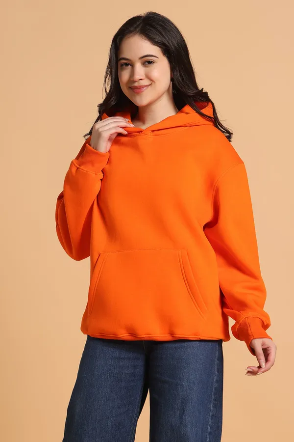Bright_Orange_Golden_Fleece_Cotton_Premium_Hoodie_For_Women