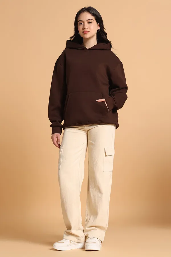 Chocolate_Brown_Golden_Fleece_Cotton_Premium_Hoodie_For_Women