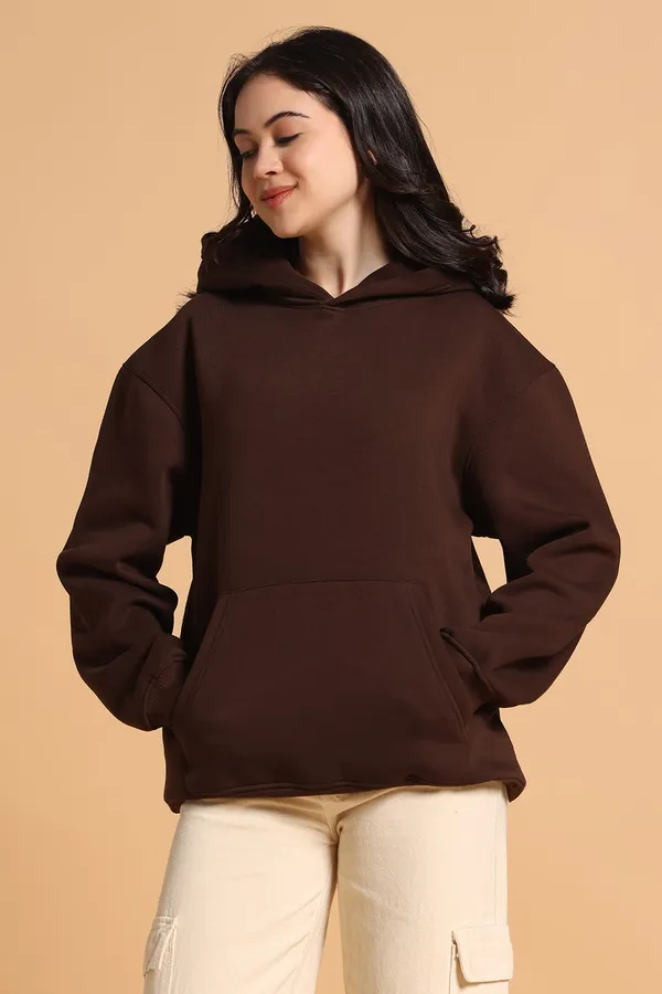 Chocolate_Brown_Golden_Fleece_Cotton_Premium_Hoodie_For_Women