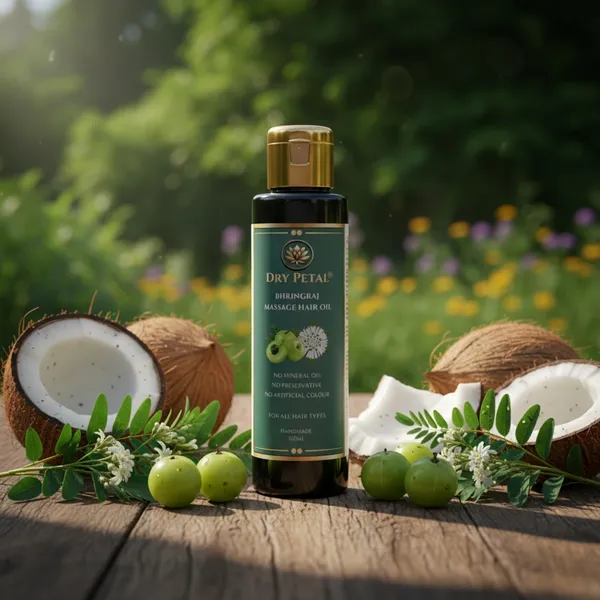 Dry_Petal_Bhringraj_Ayurvedic_Hair_Growth_Massage_Oil