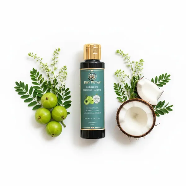 Dry_Petal_Bhringraj_Ayurvedic_Hair_Growth_Massage_Oil