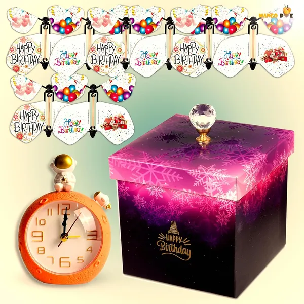 Exploding_Flying_Butterfly_Purple_Color_Box_With_8_Pcs_Butterfly_Birthday_Moon_Alarm_Clock