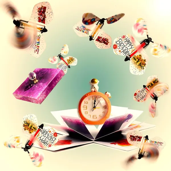 Exploding_Flying_Butterfly_Purple_Color_Box_With_8_Pcs_Butterfly_Birthday_Moon_Alarm_Clock