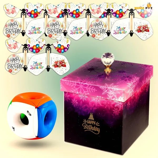Exploding_Flying_Butterfly_Purple_Color_Box_With_8_Pcs_Butterfly_Birthday_Puzzle_Cube