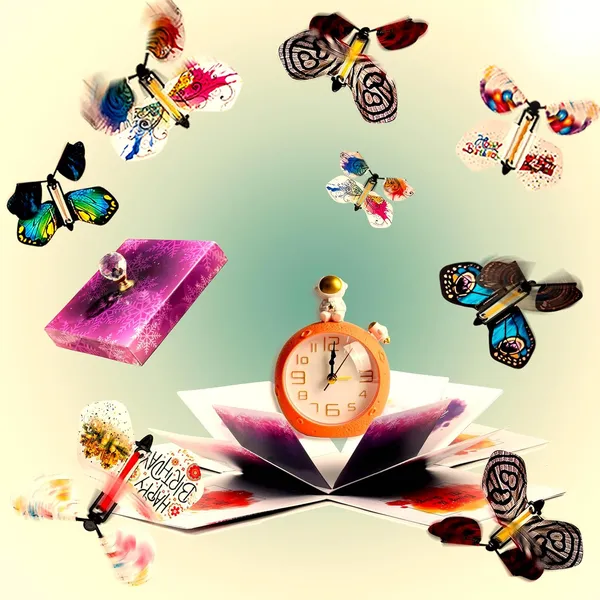 Exploding_Flying_Butterfly_Purple_Color_Box_With_8_Pcs_Butterfly_Birthday_Moon_Alarm_Clock_Multi