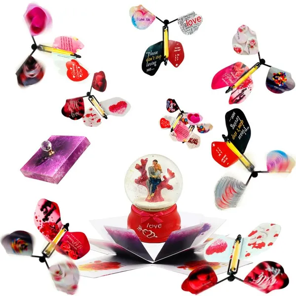 Butterfly_Explosion_Box_For_Happy_Anniversary_With_Musical_Rotating_Couple_Snow_Globe