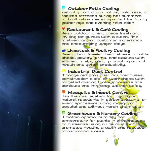 Mango_Pie_10-Nozzle_Misting_System_Kit_With_Timer_(1-5-10_Min),_Hard_Water_&_Uf_Filter,_75_Psi_Pump_|_Outdoor_Cooling_Mist_Kit_For_Patio,_Garden,_Restaurant_|_10M_Tubing,_220V,_6-Month_Warranty