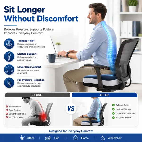 Stergic_Next_Coccyx_Seat_Cushion_High_Density_With_Memory_Foam